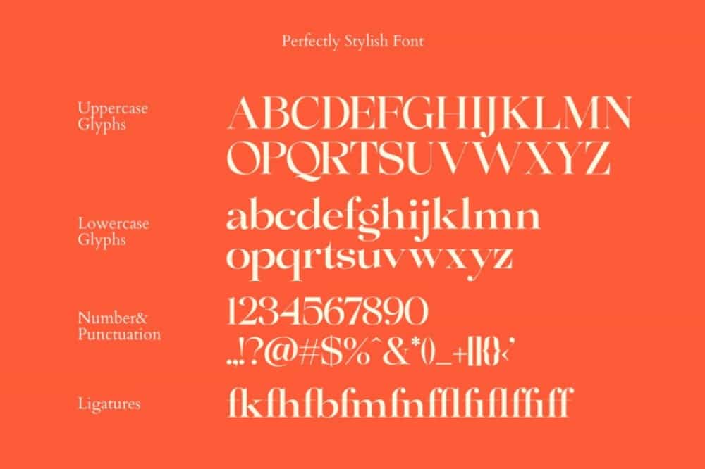 Perfectly Stylish Font Image 3