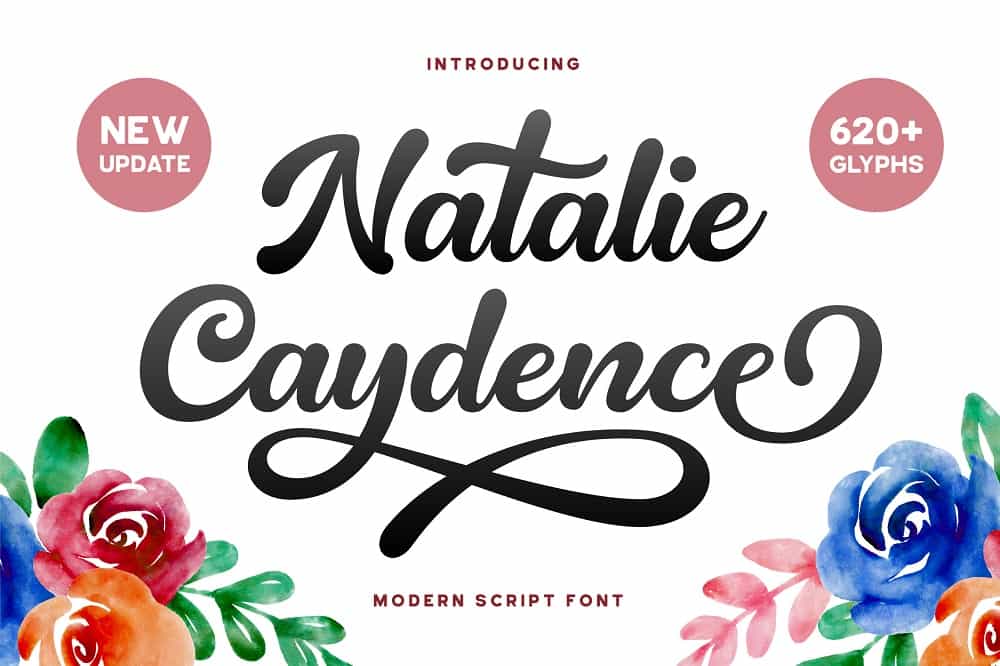 Natalie Caydence Font Image 1