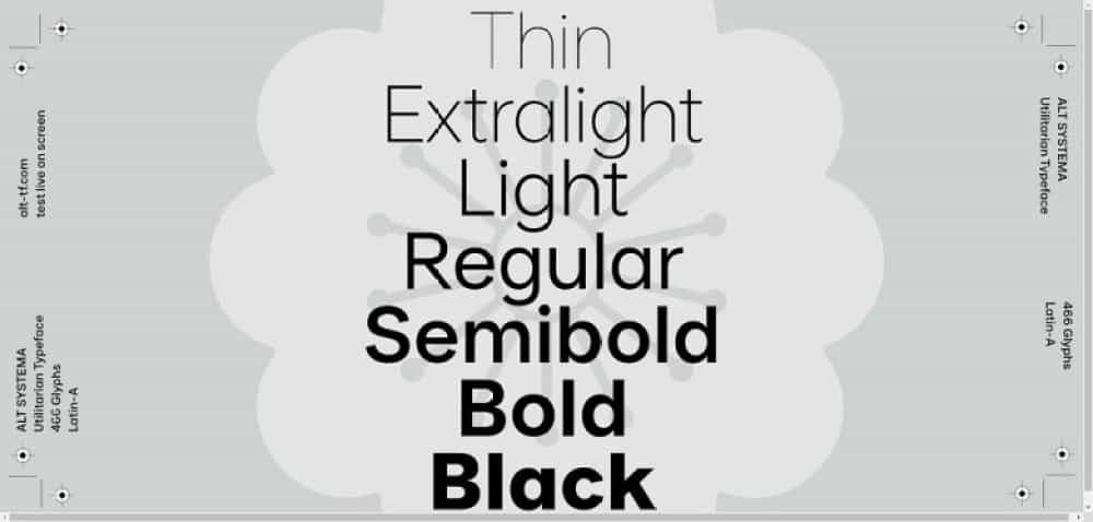 ALT Systema Font Family Image 2