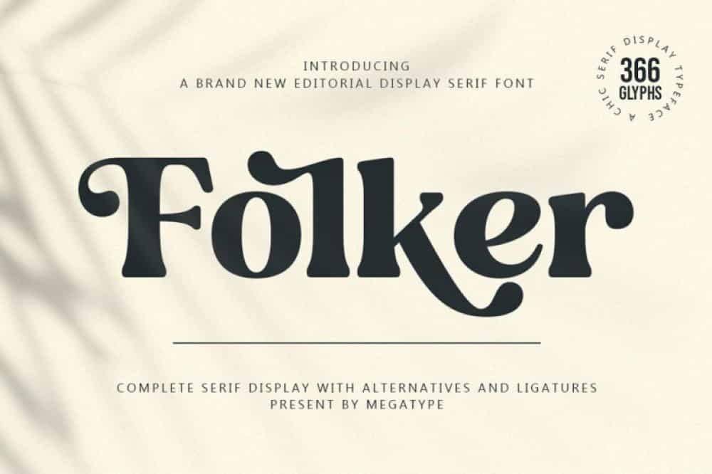Folker Font Image 1