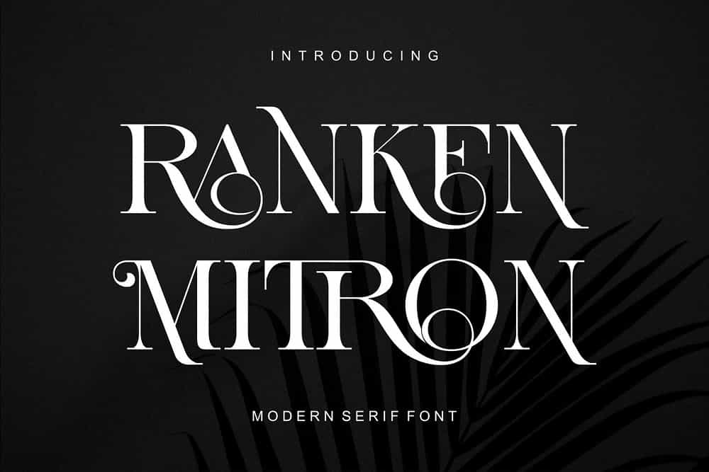 Ranken Mitron Font Image 1