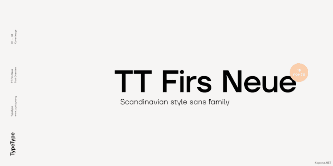 TT Firs Neue Font Family Image 1