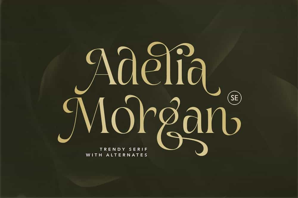 Adelia Morgan Font Image 1