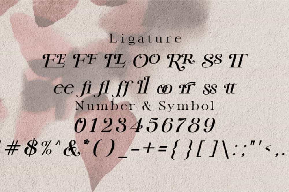 Lite Vallent Font Image 3