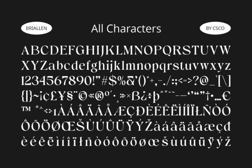 Briallen Font Image 3