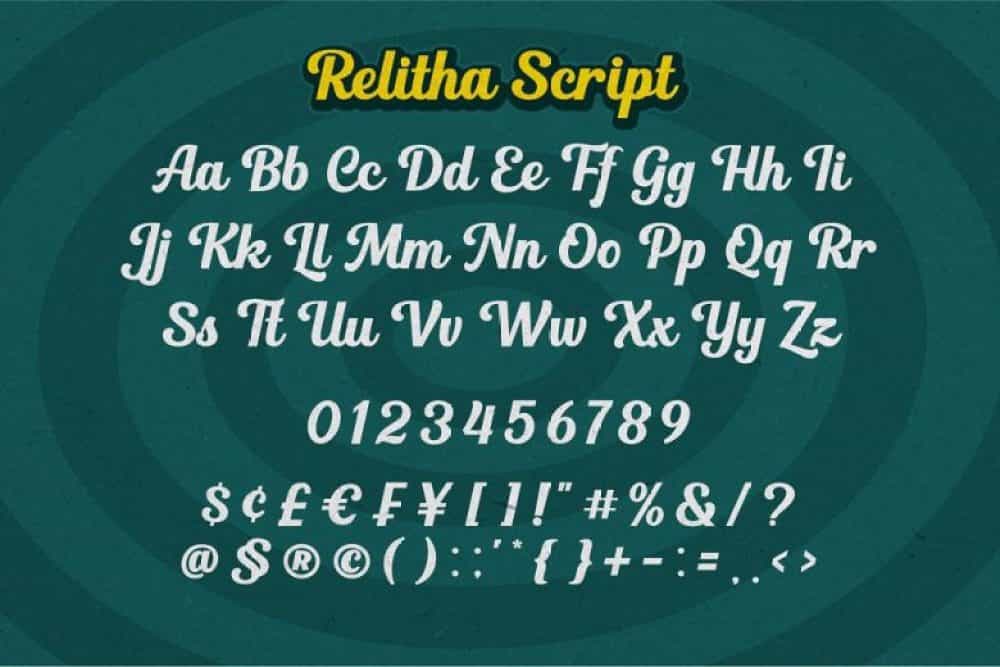 Relitha Font Image 3