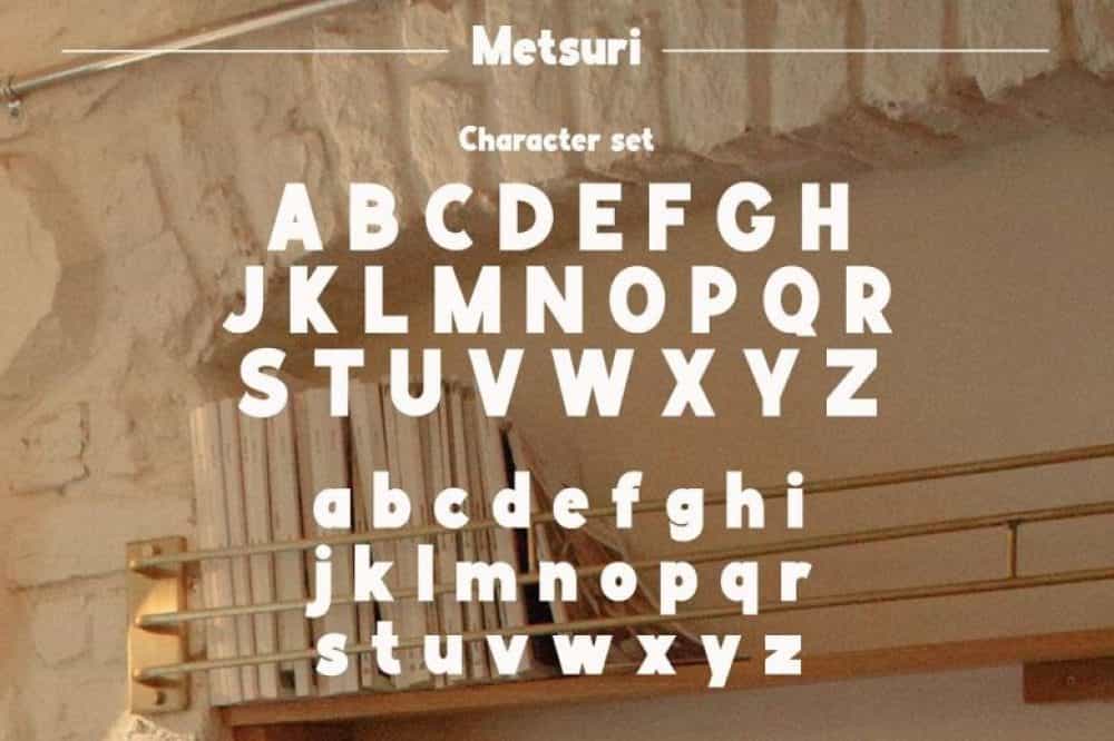 Metsuri Font Image 2