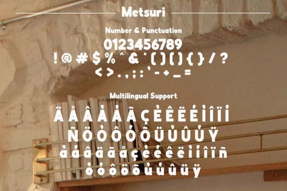 Metsuri Font Image 3
