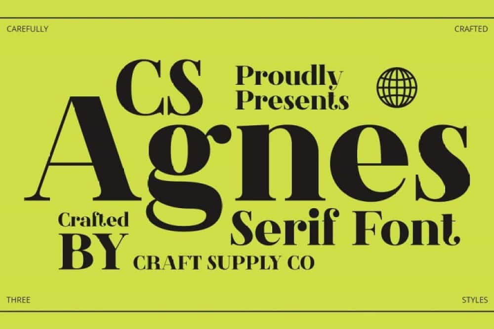 CS Agnes Font Image 4