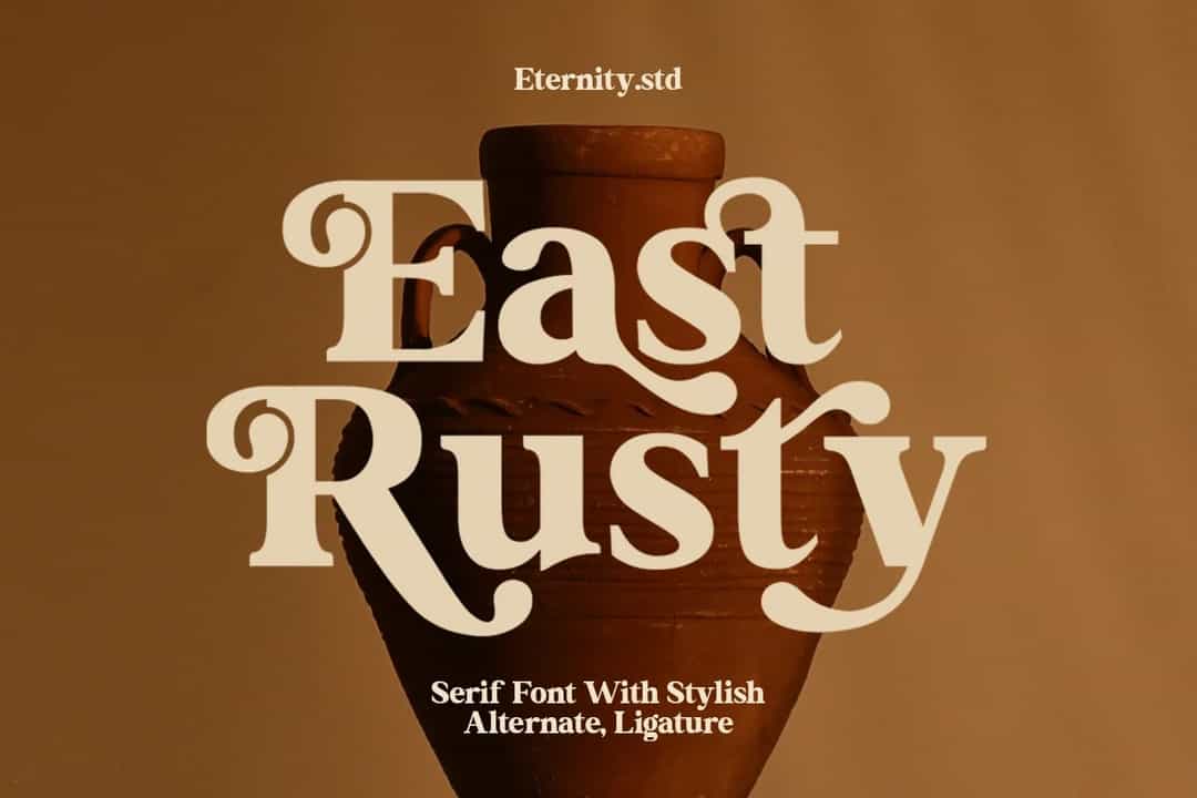 East Rusty Font Image 4