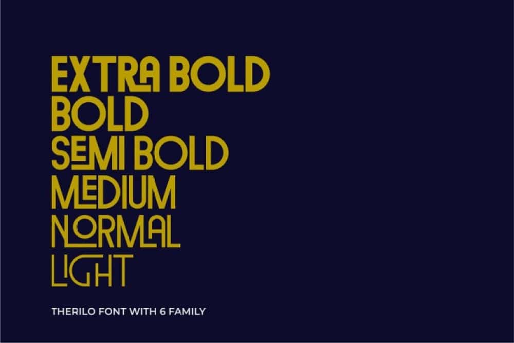 Therilo Font Family Image 5