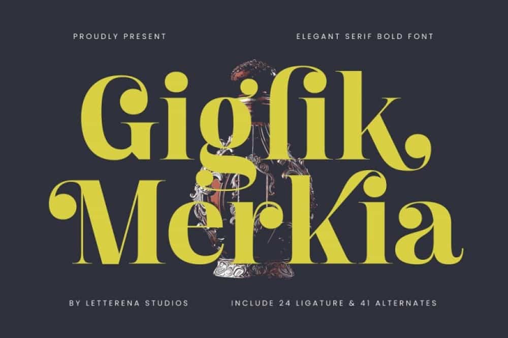 Giglik Merkia Font Image 1