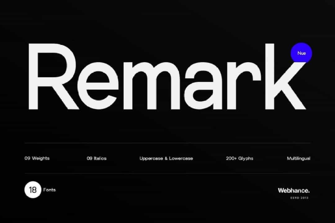 Remark Nue Font Family Image 1