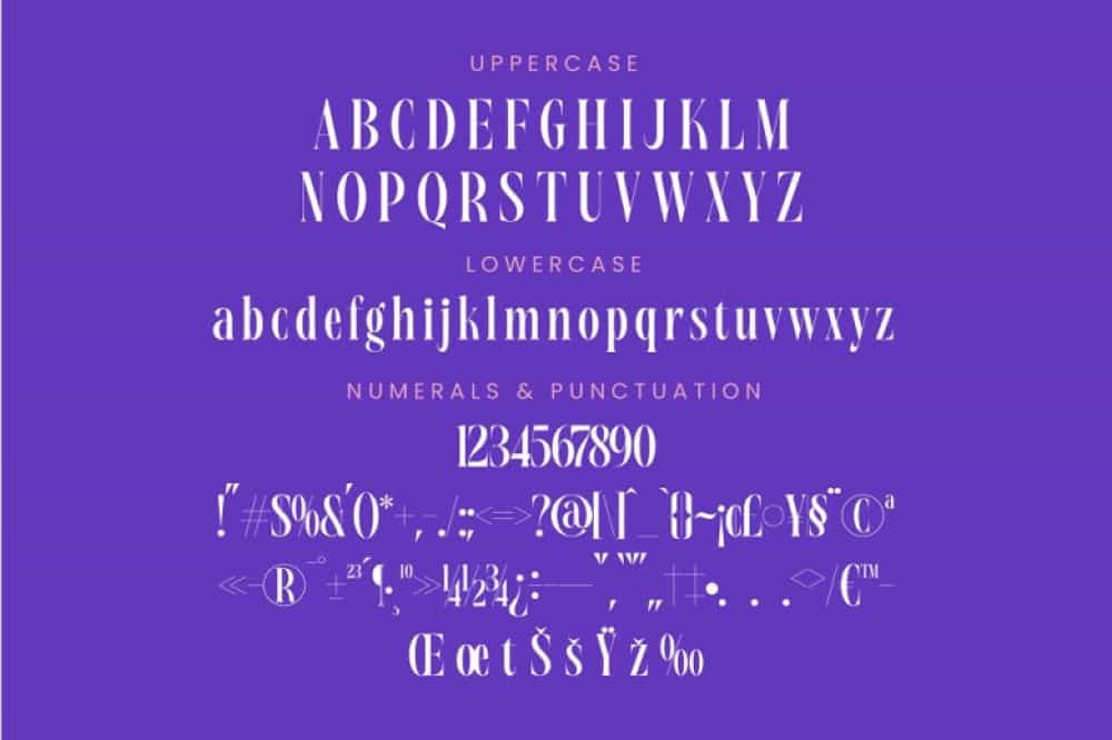 Magrefin Font Image 3