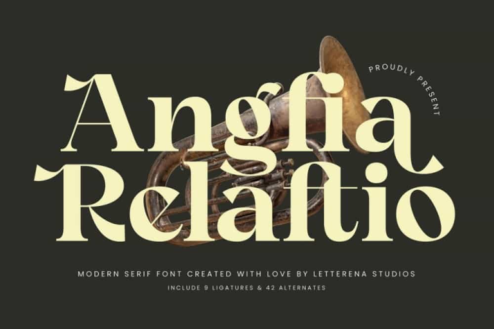 Angfia Relaftio Font Image 1