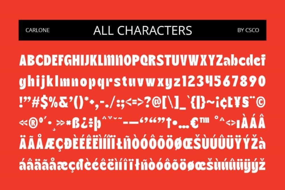 Carlone Font Image 3
