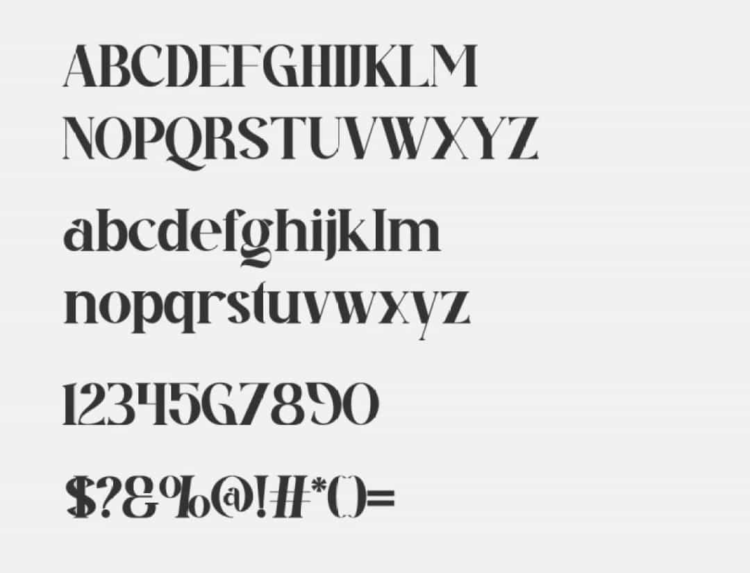 Antasena Font Image 2