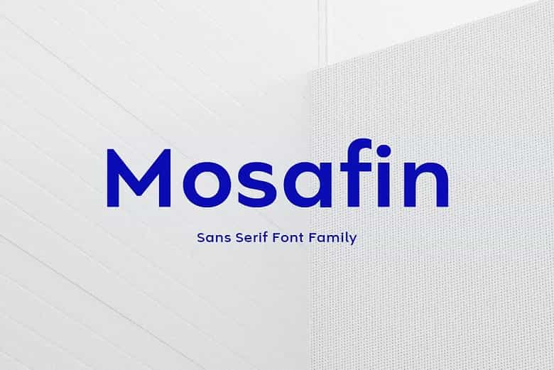 Mosafin Font Family Image 1