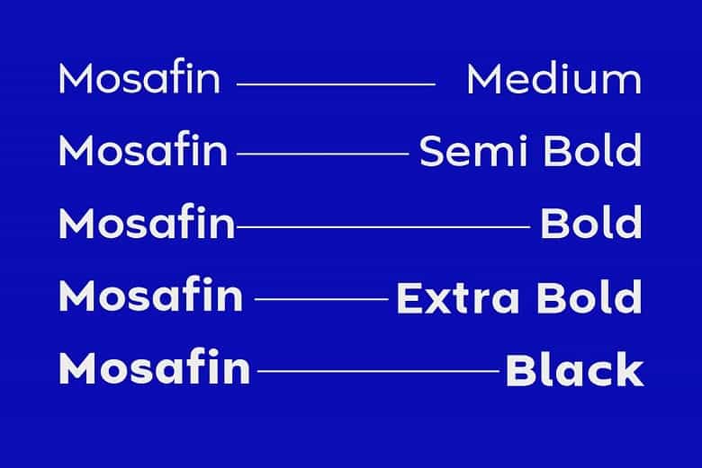 Mosafin Font Family Image 2