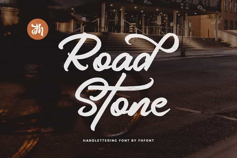 Road Stone Font Image 1