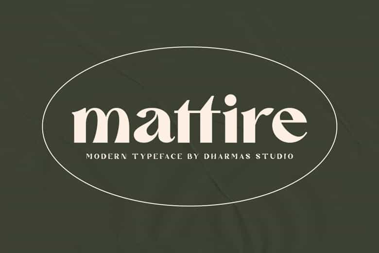 Mattire Font Image 1