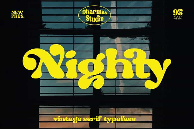 Nighty Font Image 1