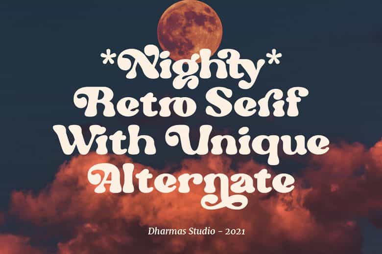 Nighty Font Image 2