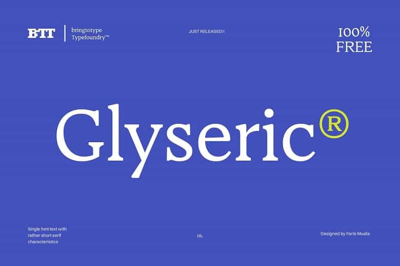 Glyseric Font Image 1