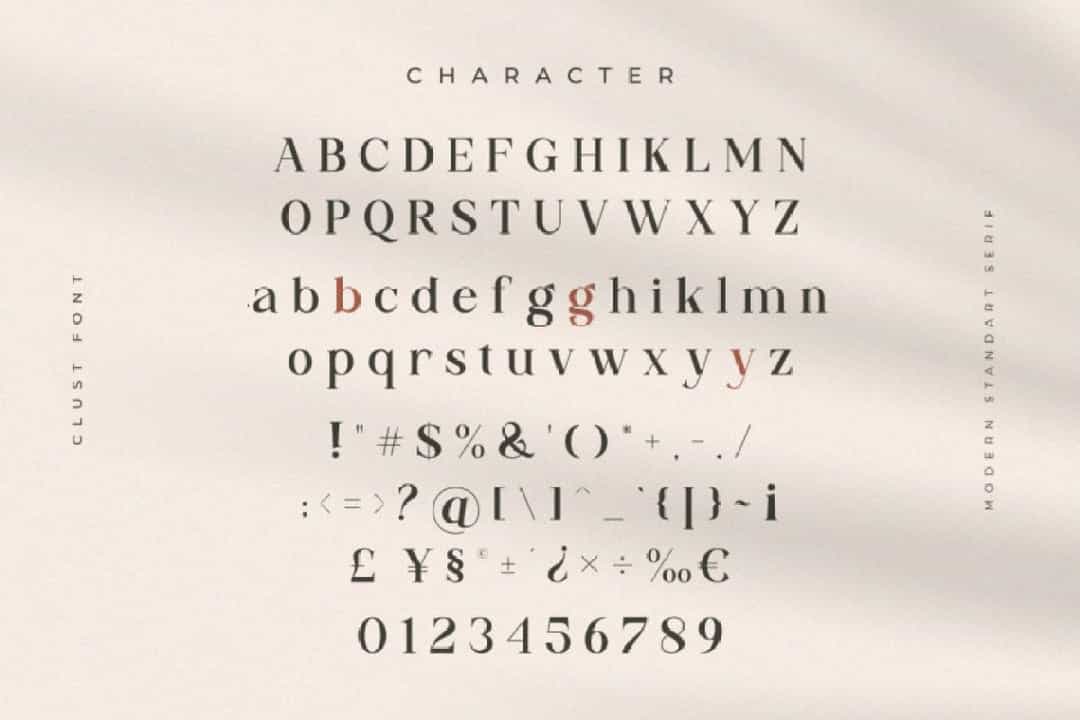 Clust Font Image 3