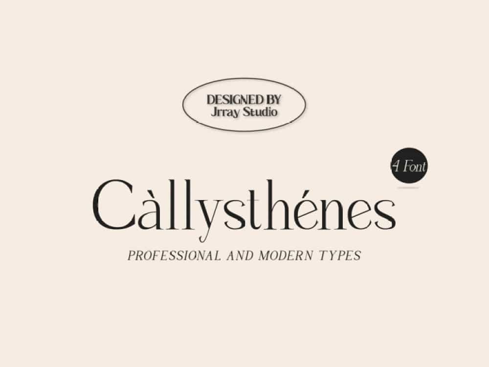 Callysthenes Font Family Image 1