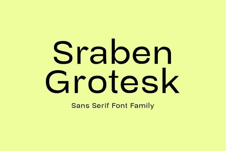 Sraben Grotesk Font Family Image 1
