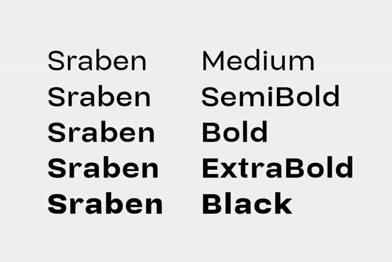 Sraben Grotesk Font Family Image 2