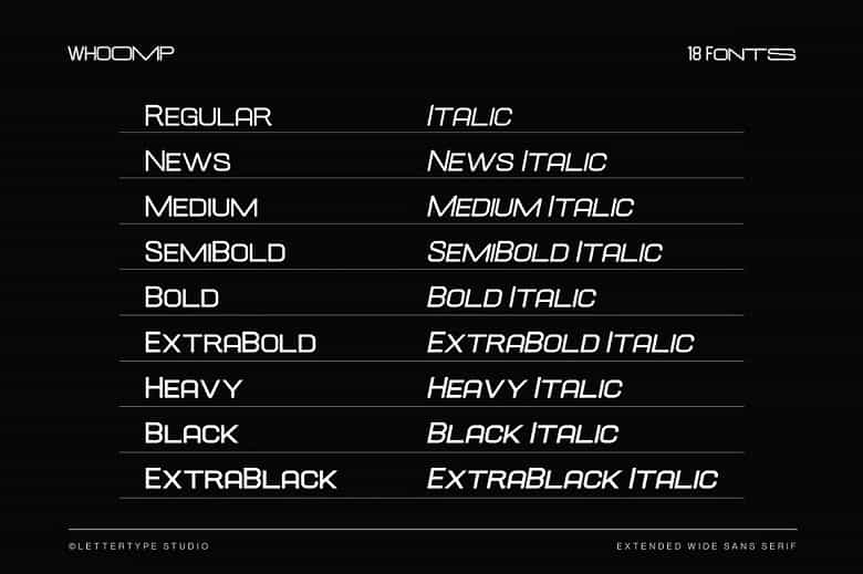 Whoomp Font Image 2