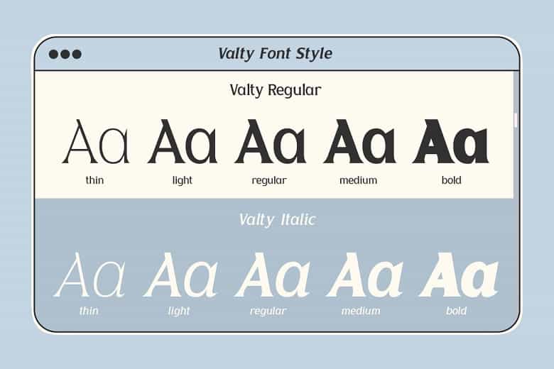 Valty Font Image 2