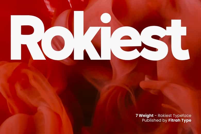 Rokiest Font Family Image 1