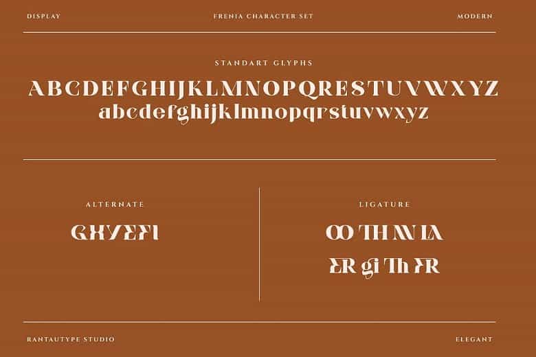 Frenia Font Image 2