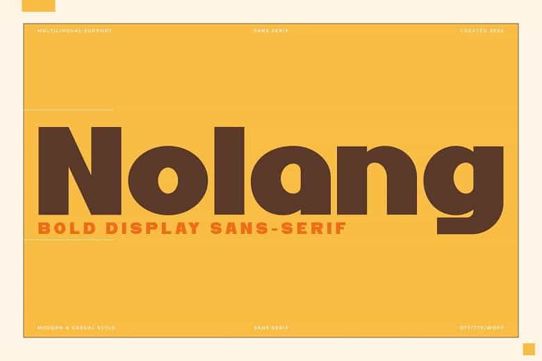 Nolang Font Image 1
