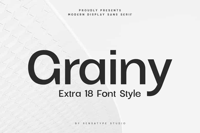 Grainy Font Image 1