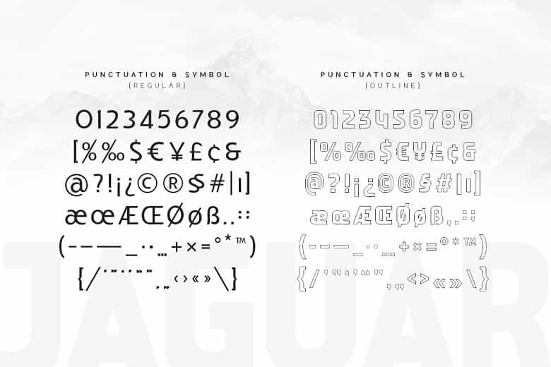 Jaguar Font Image 3