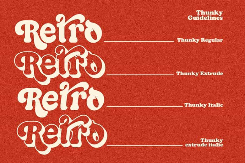 Thunky Font Image 2