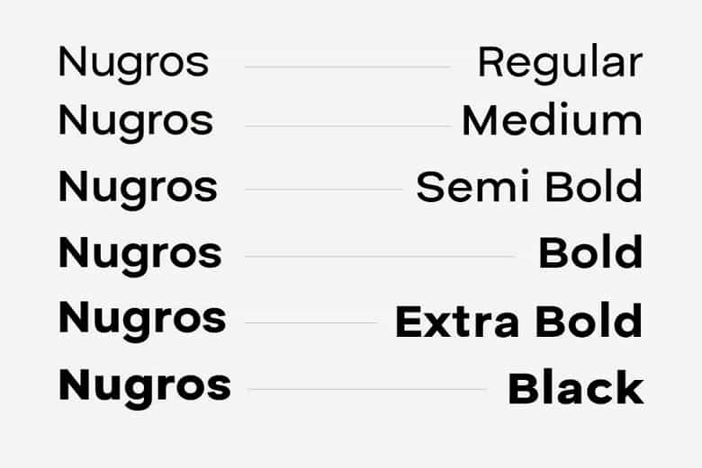 Nugros Font Family Image 2