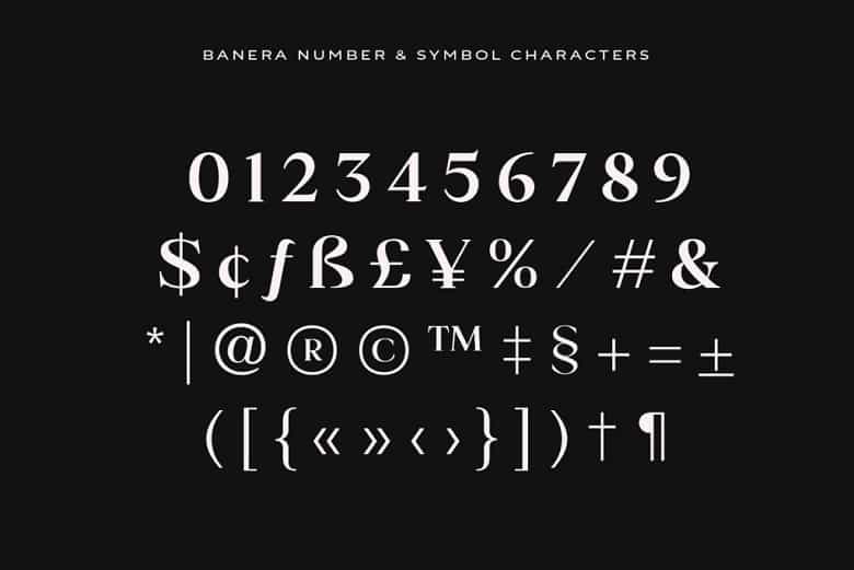 Banera Font Image 4