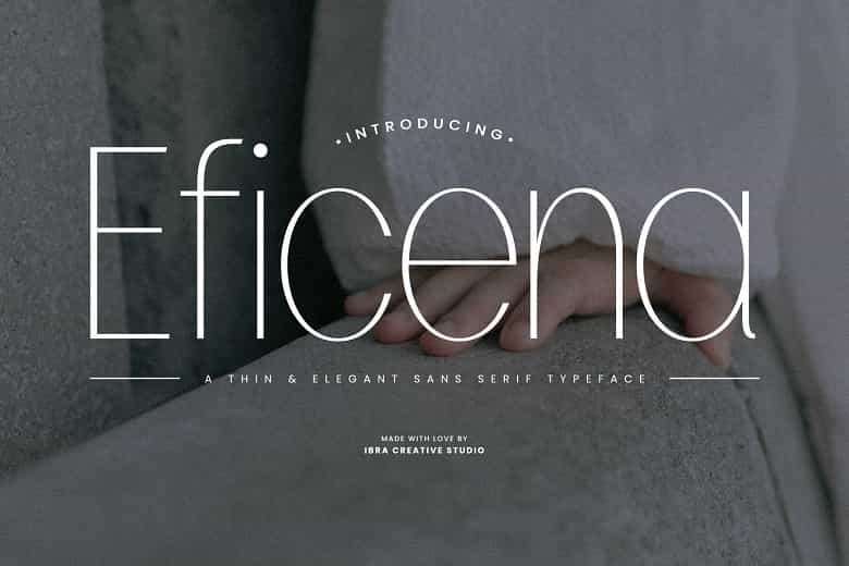 Eficena Font Image 1