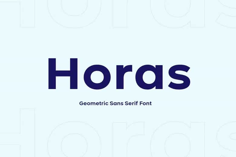 Horas Font Family Image 1