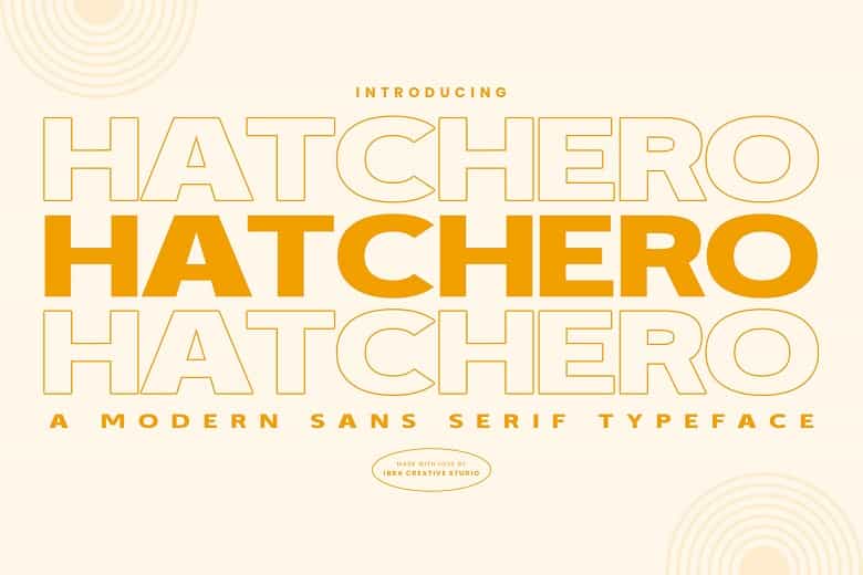 Hatchero Font Image 1