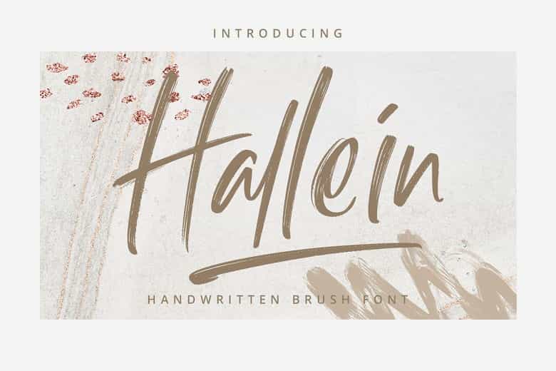 Hallein Font Image 1