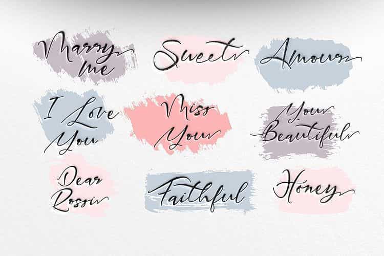 Ramovia Script Font Image 2