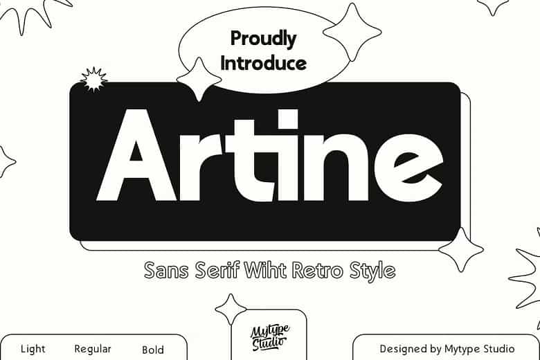 Artine Font Image 1