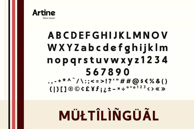 Artine Font Image 3