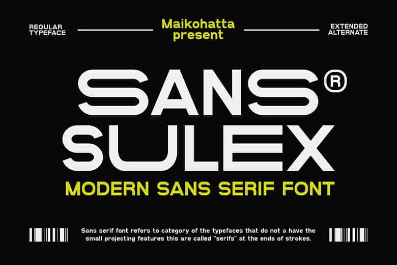 Sans Sulex Font Image 1